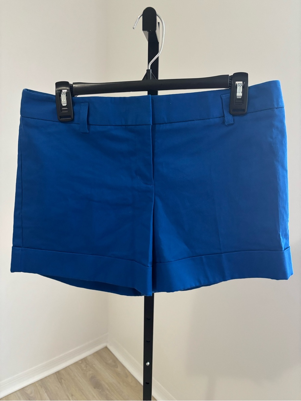 Express Women's Royal Blue Tailored Cuffed Shorts
